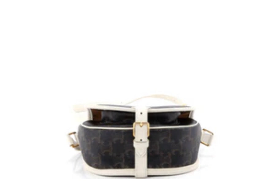 Celine
Folco Bag Triomphe Coated Canvas Medium