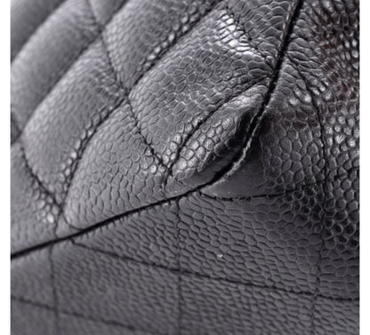 Chanel
Vintage Classic Double Flap Bag Quilted Caviar Medium
