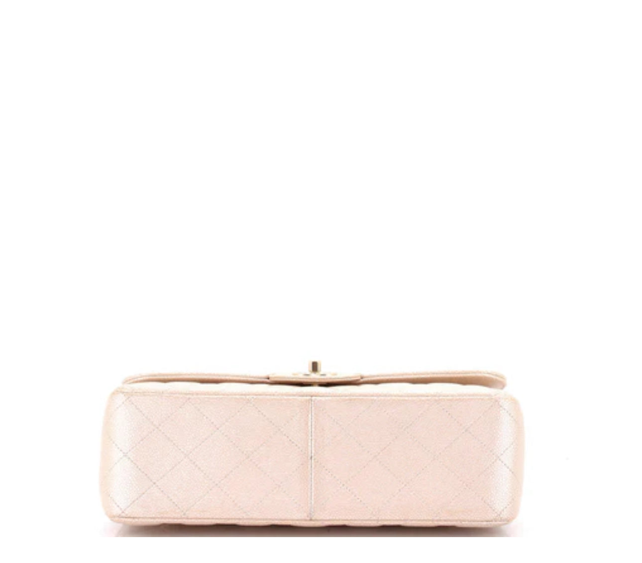 Chanel
Classic Double Flap Bag Quilted Iridescent Caviar Jumbo