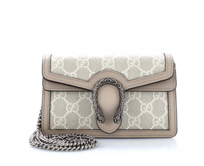 Gucci
Dionysus Bag GG Coated Canvas with Leather Super Mini