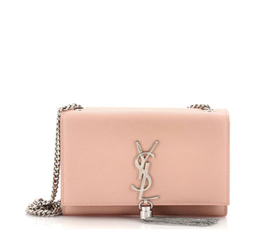 Saint Laurent
Classic Monogram Tassel Crossbody Bag Grainy Leather Small
