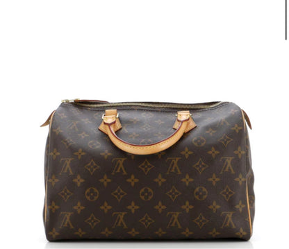 Louis Vuitton Speedy Handbag Monogram Canvas 30