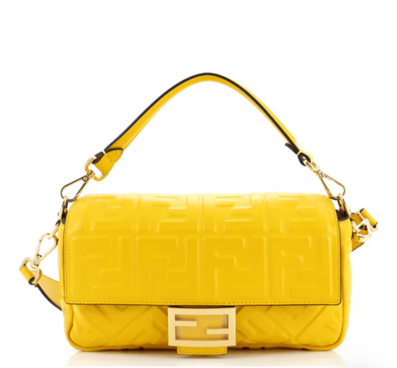 Fendi
Baguette NM Bag Zucca Embossed Leather Medium