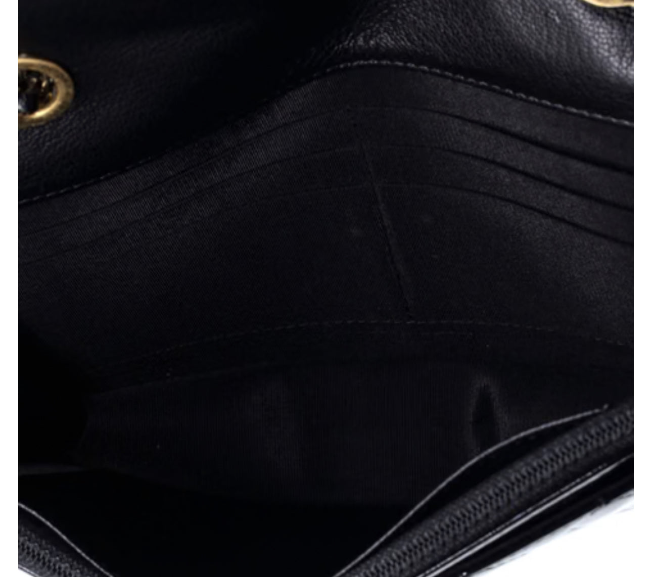 Chanel
CC Eyelet Wallet on Chain Quilted Patent