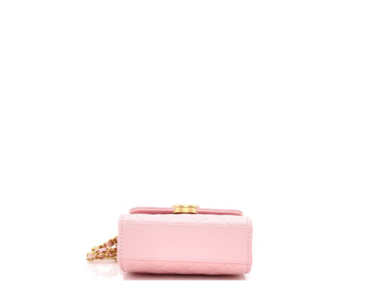 Chanel
Coco Enamel Top Handle Flap Bag Quilted Lambskin Small
