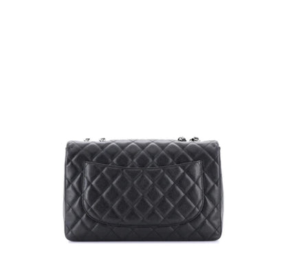 Chanel
Classic Single Flap Bag Quilted Caviar Jumbo