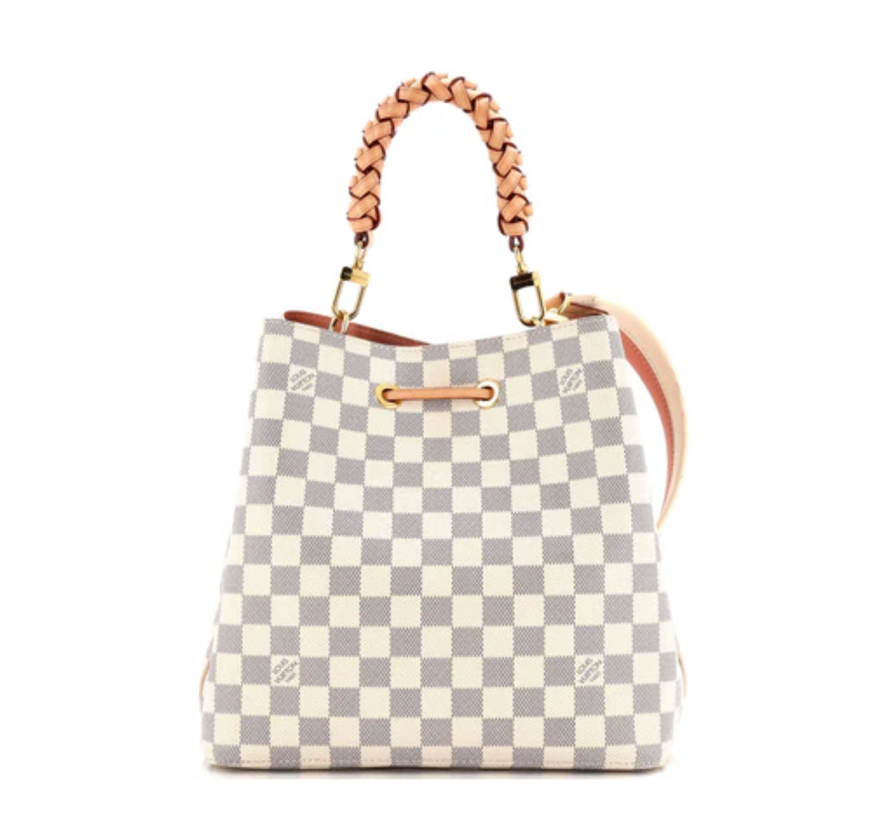 Louis Vuitton Braided Handle NeoNoe Handbag Damier MM