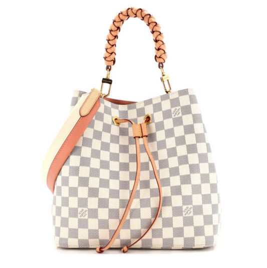 Louis Vuitton Braided Handle NeoNoe Handbag Damier MM