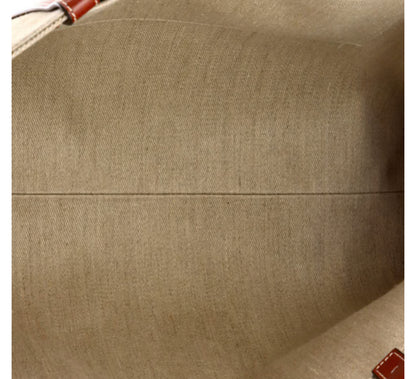 Chloe
Woody Tote Canvas with Leather Large