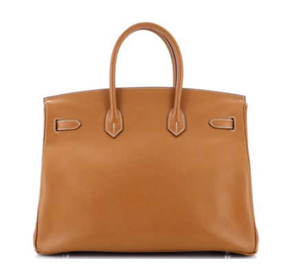 Hermes
Birkin Handbag Gold Epsom with Palladium Hardware 35