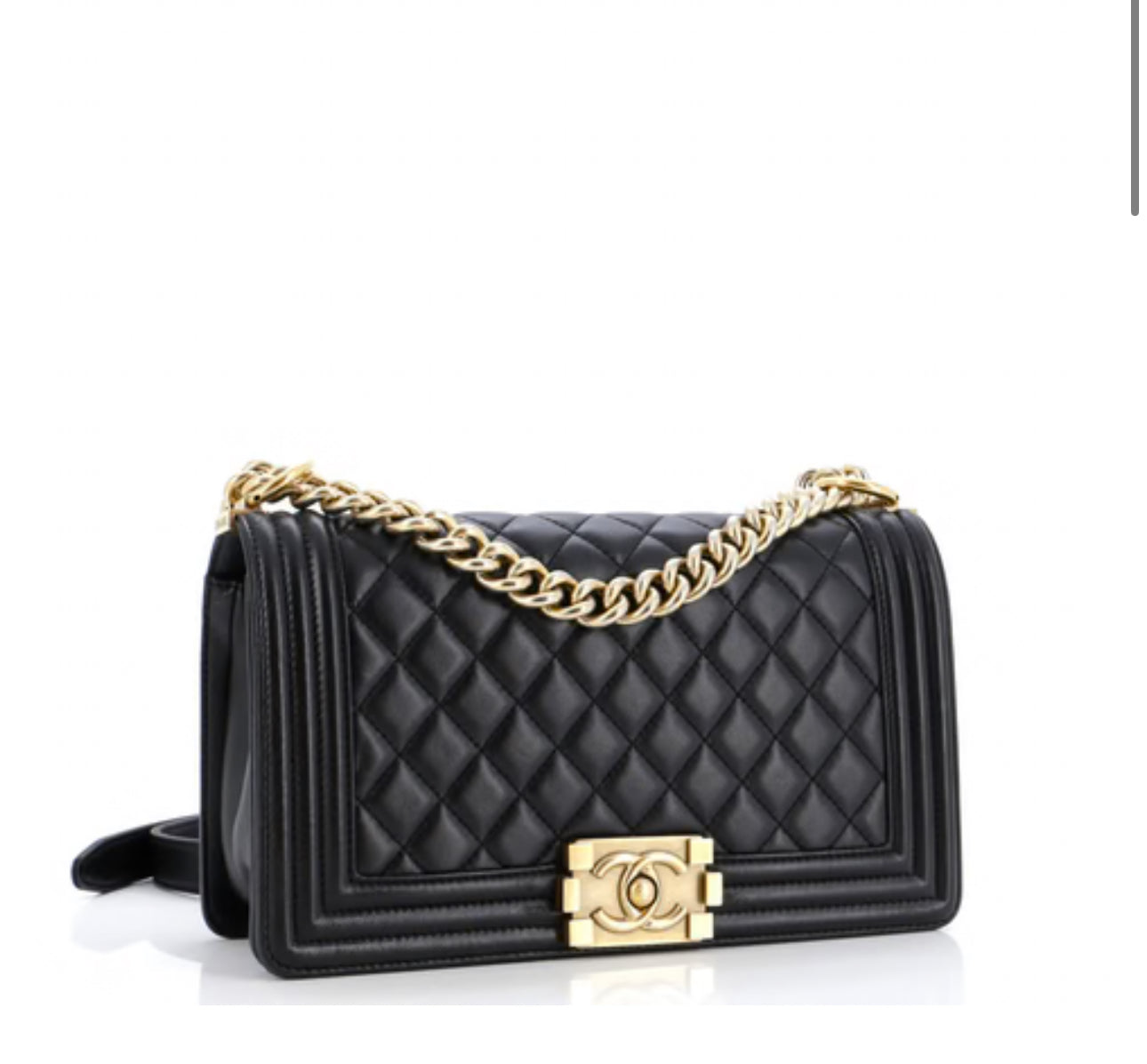 Chanel
Boy Flap Bag Quilted Lambskin Old Medium