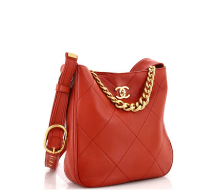 Chanel
Easy Mood Hobo Quilted Calfskin