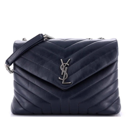 Saint Laurent
Loulou Shoulder Bag Matelasse Chevron Leather Medium