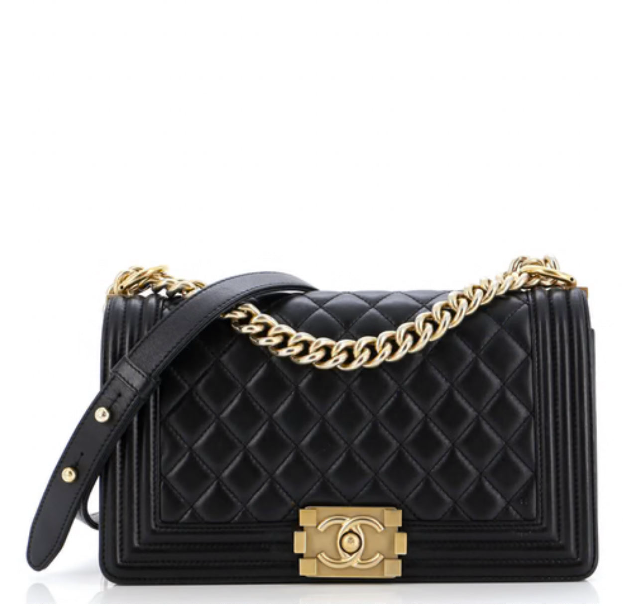 Chanel
Boy Flap Bag Quilted Lambskin Old Medium