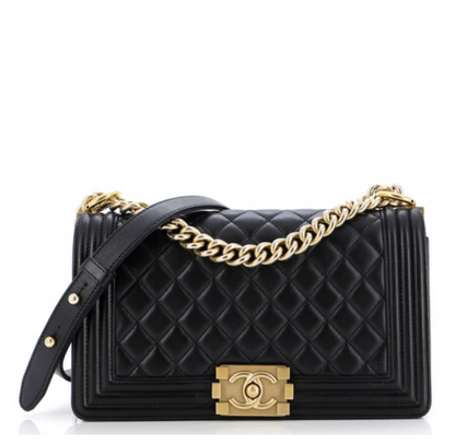 Chanel
Boy Flap Bag Quilted Lambskin Old Medium