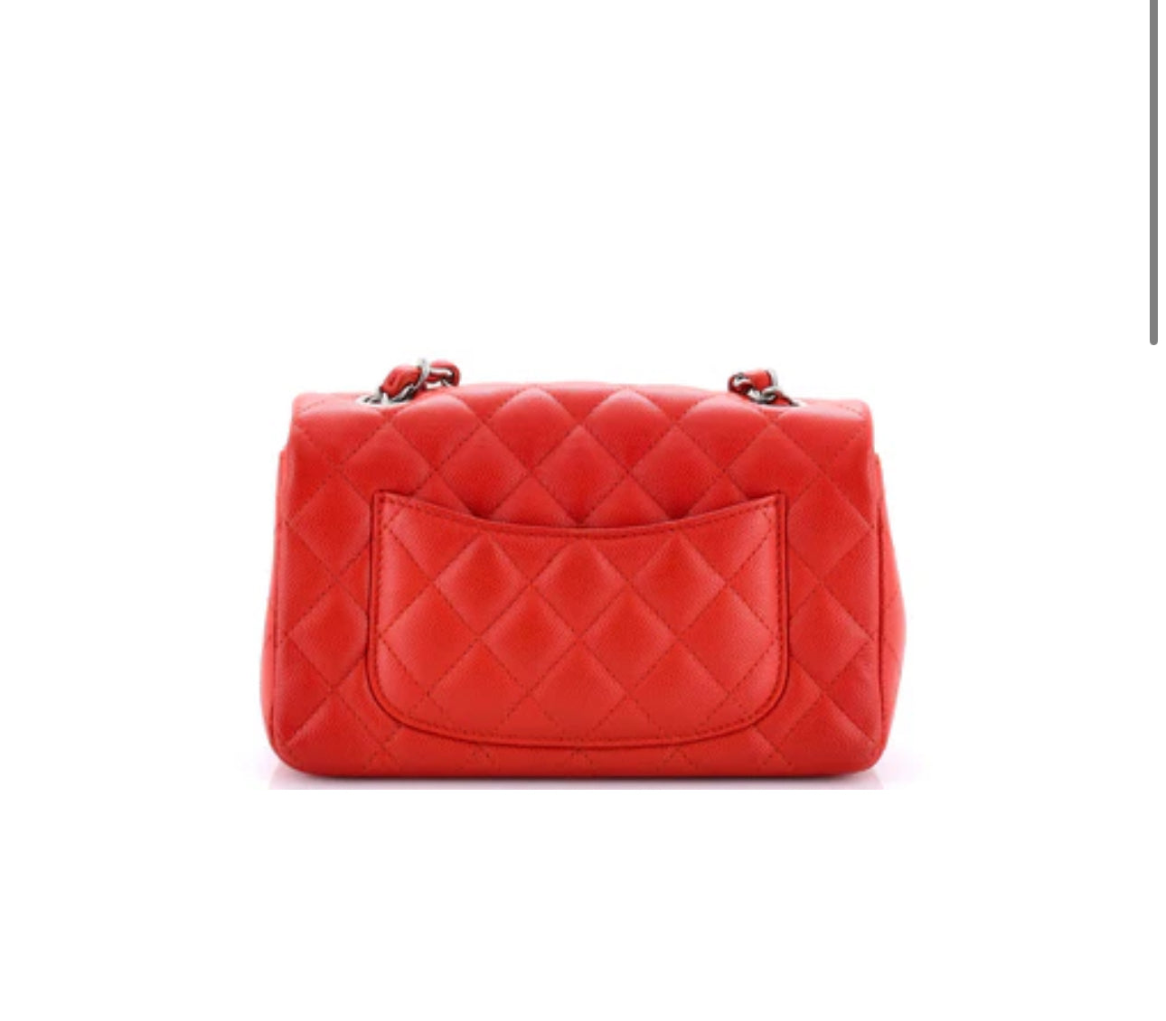 Chanel Classic Single Flap Bag Quilted Caviar Mini