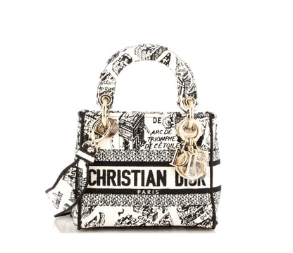 Christian Dior
Lady D-Lite Bag Embroidered Canvas Mini