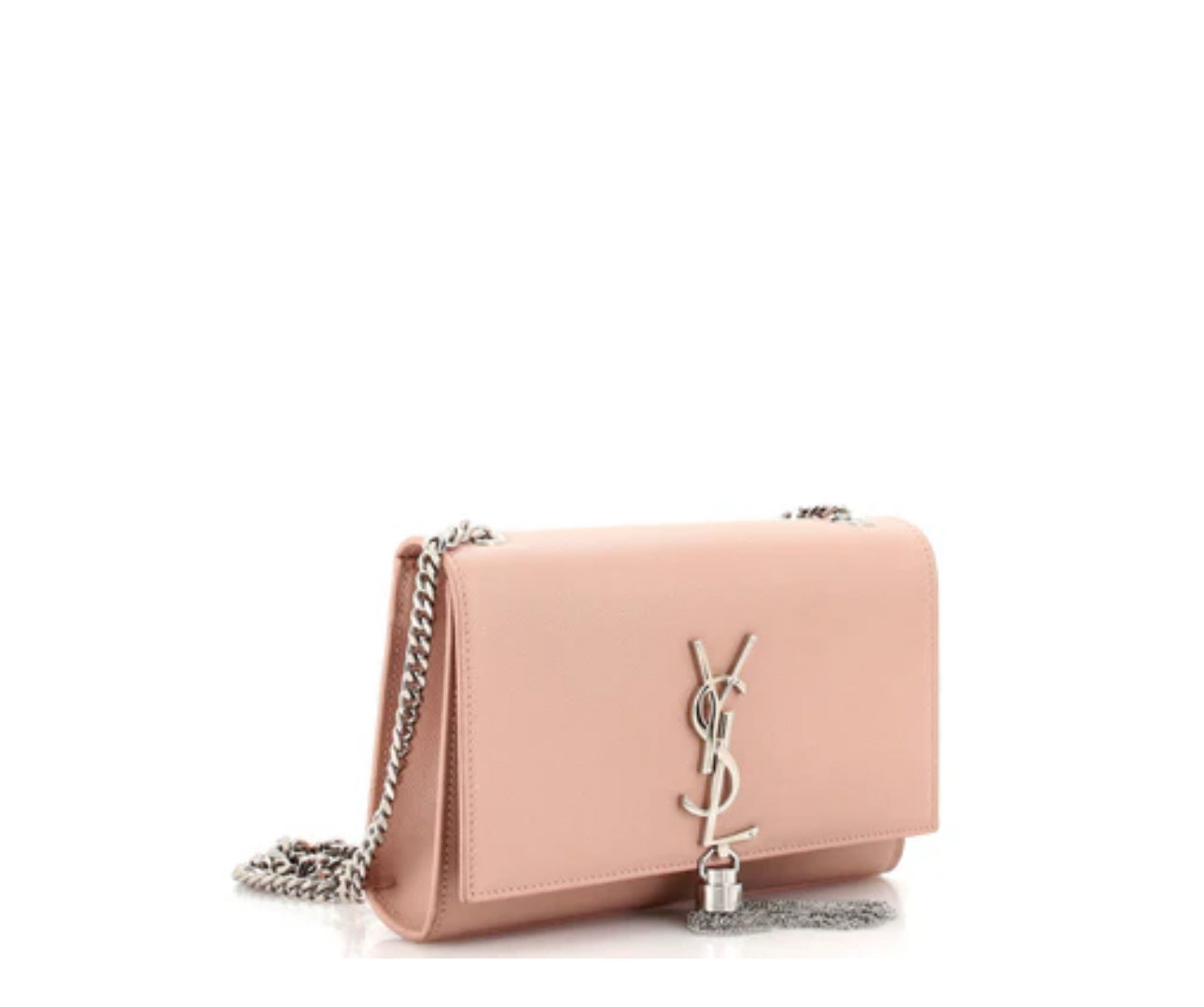 Saint Laurent
Classic Monogram Tassel Crossbody Bag Grainy Leather Small