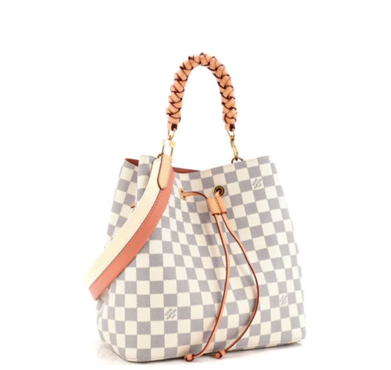 Louis Vuitton Braided Handle NeoNoe Handbag Damier MM