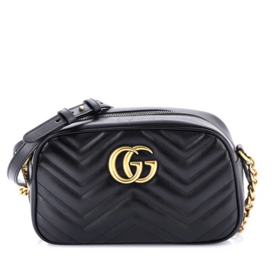 Gucci Marmont Shoulder Bag Matelasse Leather Small