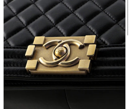 Chanel
Boy Flap Bag Quilted Lambskin Old Medium