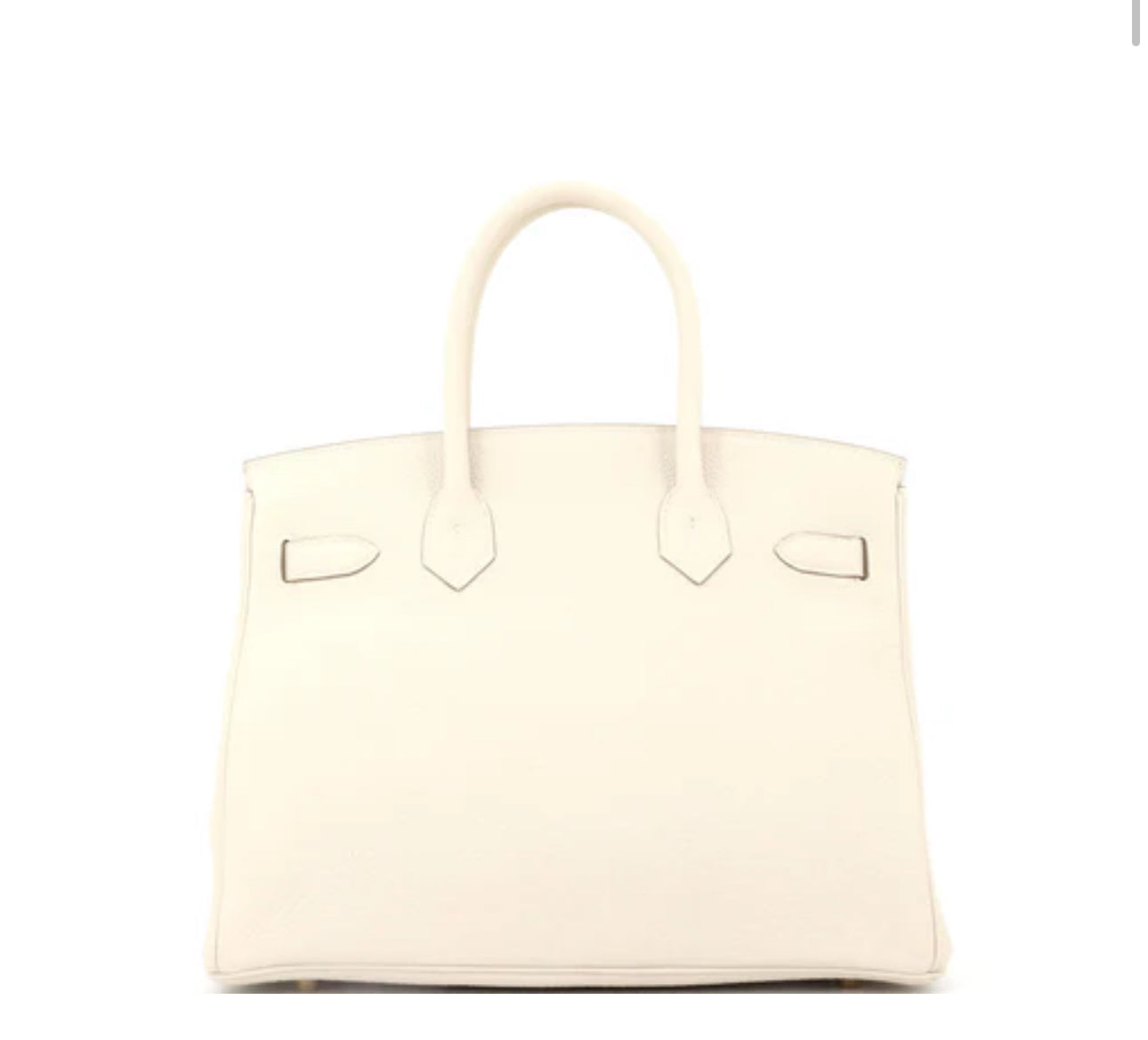 Hermes
Birkin Handbag Light Clemence with Gold Hardware 30