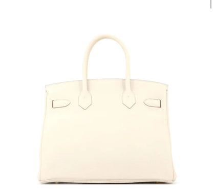 Hermes
Birkin Handbag Light Clemence with Gold Hardware 30