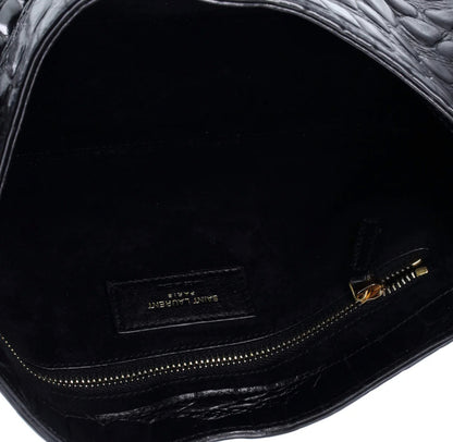 Saint Laurent
Le 5 a 7 Hobo Crocodile Embossed Leather Small