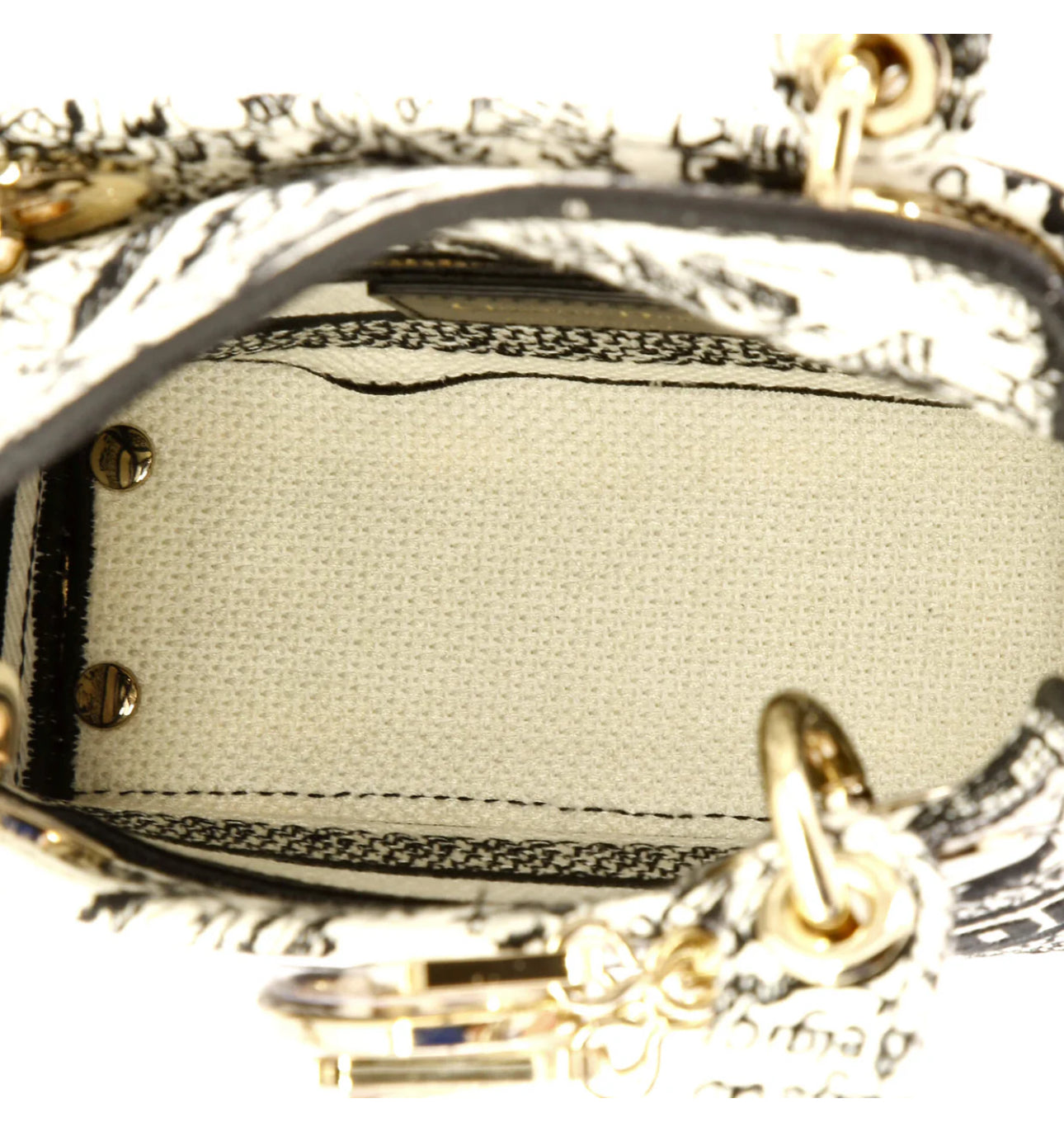 Christian Dior
Lady D-Lite Bag Embroidered Canvas Mini