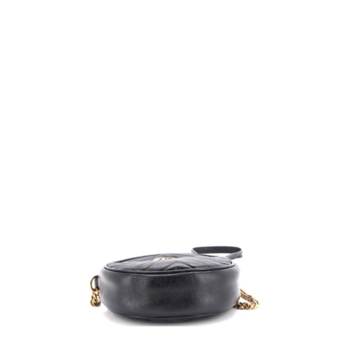 Gucci Marmont Round Shoulder Bag Matelasse Leather Mini