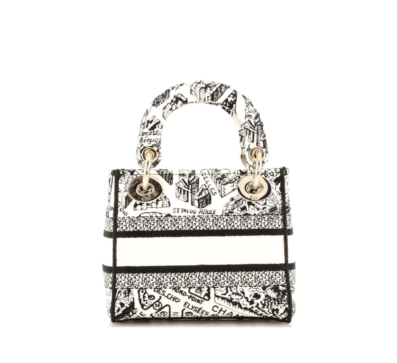 Christian Dior
Lady D-Lite Bag Embroidered Canvas Mini
