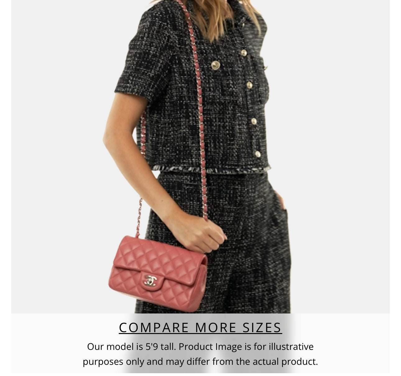 Chanel Classic Single Flap Bag Quilted Caviar Mini
