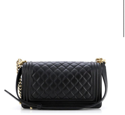 Chanel
Boy Flap Bag Quilted Lambskin Old Medium