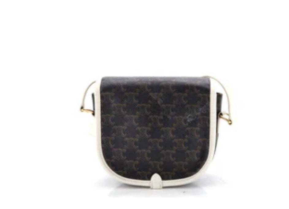 Celine
Folco Bag Triomphe Coated Canvas Medium