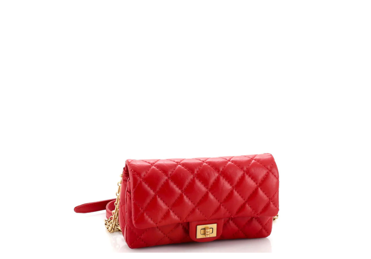 Chanel Reissue 2.55 Belt Bag Quilted Aged Calfskin