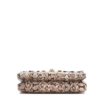 Gucci
Osiride Shoulder Bag Embellished Snakeskin Medium