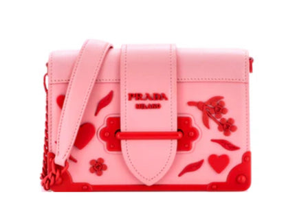 Prada
Cahier Crossbody Bag Embellished Leather Small