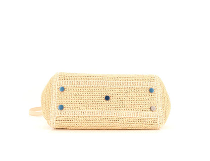 Saint Laurent Rive Gauche Cabas Woven Raffia Small