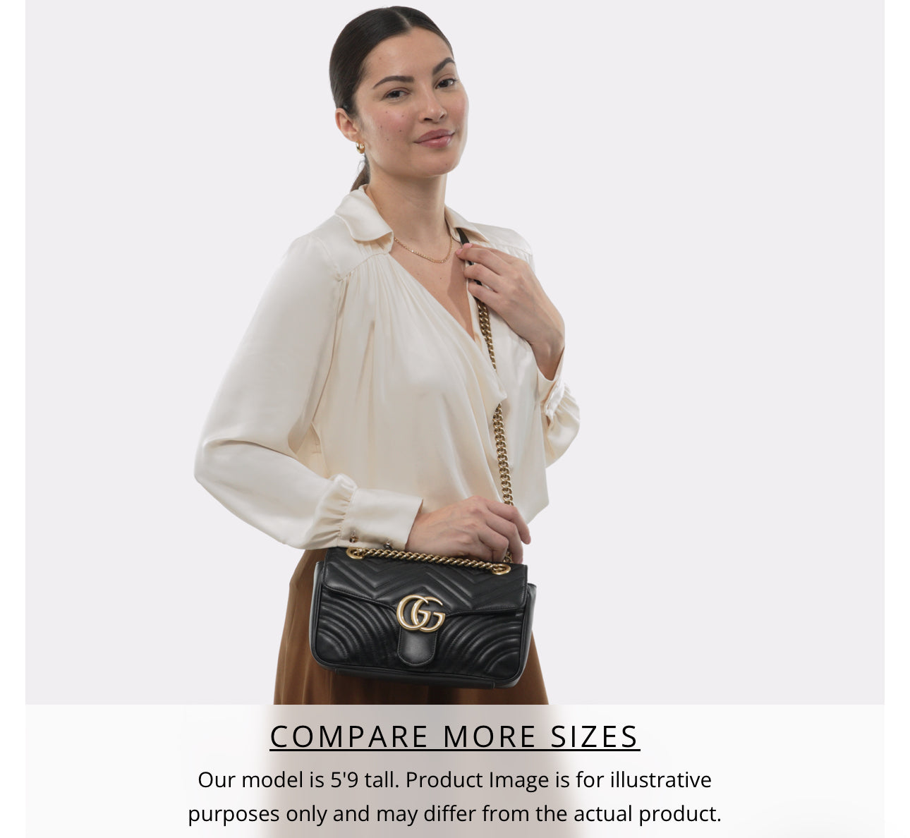 Gucci
GG Marmont Flap Bag Matelasse Leather Small