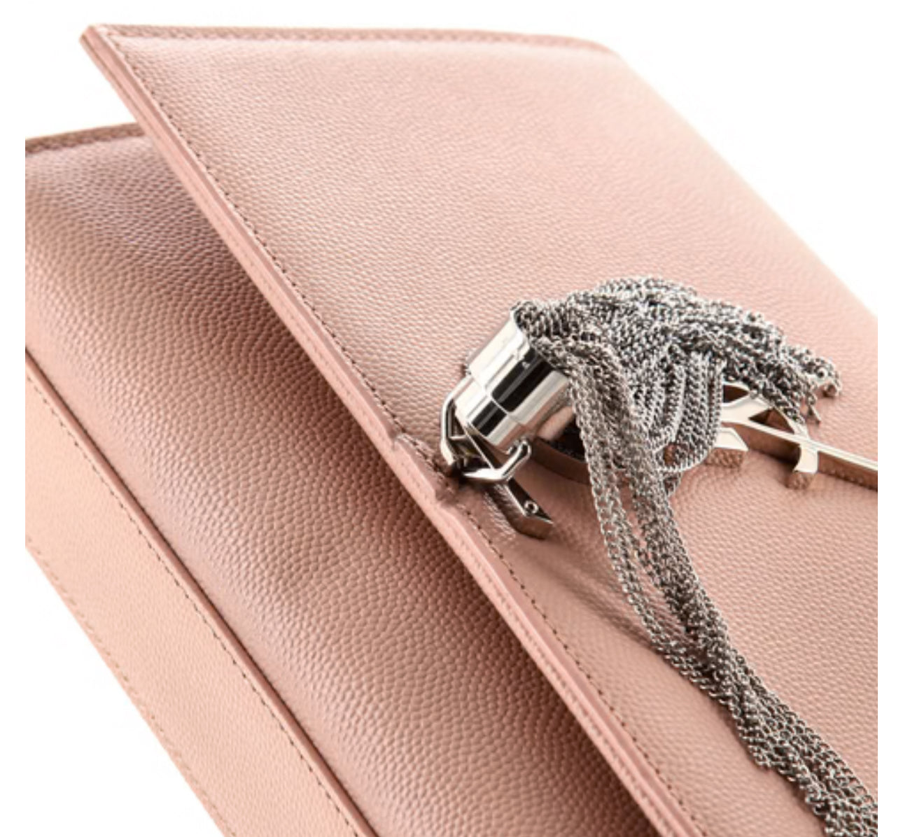 Saint Laurent
Classic Monogram Tassel Crossbody Bag Grainy Leather Small